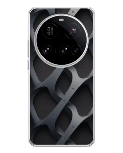 Чехол для Xiaomi 15 Ultra с картинкой «Объемное серое плетение» Чехол для Xiaomi 15 Ultra с картинкой «Объемное серое плетение»
