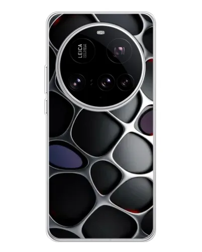 Чехол для Xiaomi 15 Ultra с картинкой «Объемная темная решетка» Чехол для Xiaomi 15 Ultra с картинкой «Объемная темная решетка»