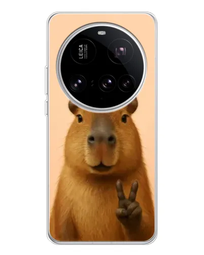 Чохол для Xiaomi 15 Ultra з картинкою «Капібара вікторія»