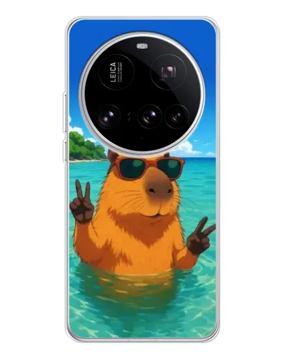 Чохол для Xiaomi 15 Ultra з картинкою «Морська капібара»