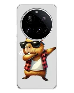 Чохол для Xiaomi 15 Ultra з картинкою «Капібара репер даб»