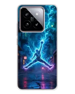 Чехол для Xiaomi 15 с картинкой «Jordan Gold Jumpman»