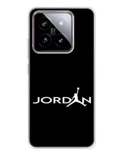 Чехол для Xiaomi 15 с картинкой «Jordan White Logo»