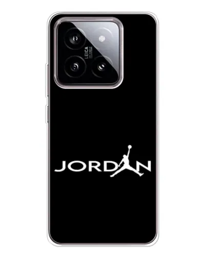 Чехол для Xiaomi 15 с картинкой «Jordan White Logo»