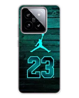 Чехол для Xiaomi 15 с картинкой «Jordan Cyan 23»