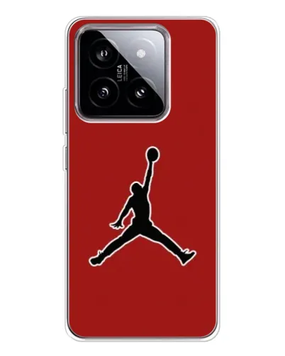 Чехол для Xiaomi 15 с картинкой «Jordan Red Back»