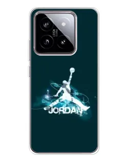 Чехол для Xiaomi 15 с картинкой «Jordan Blue Fire»