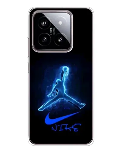 Чехол для Xiaomi 15 с картинкой «Jordan Neon Blue»