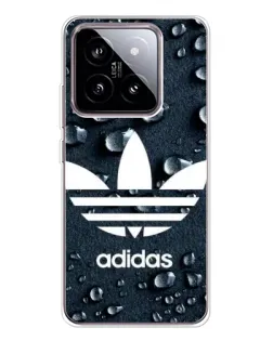 Чехол для Xiaomi 15 с картинкой «Adidas Trefoil Blue»