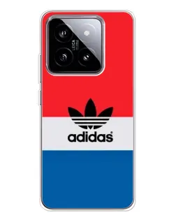 Чехол для Xiaomi 15 с картинкой «Ретро блоки Adidas»