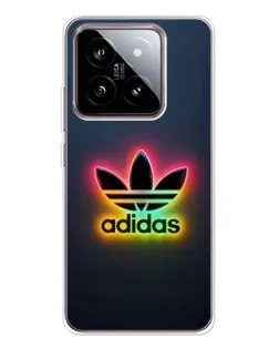 Чехол для Xiaomi 15 с картинкой «Неоновый Adidas»