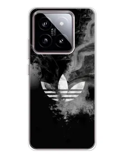 Чехол для Xiaomi 15 с картинкой «Абстрактный дым Adidas»