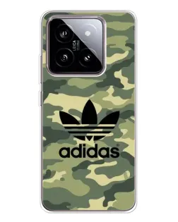 Чехол для Xiaomi 15 с картинкой «Милитари стиль Adidas»