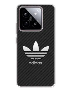 Чехол для Xiaomi 15 с картинкой «Adidas Карбоновая текстура»