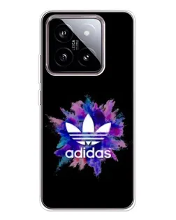 Чехол для Xiaomi 15 с картинкой «Взрыв красок Adidas»