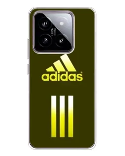 Чехол для Xiaomi 15 с картинкой «Оливковый градиент Adidas»