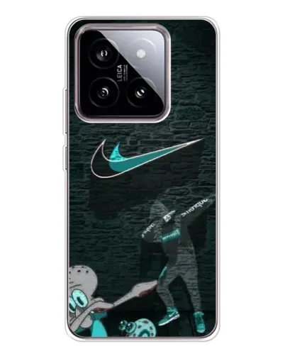 Чехол для Xiaomi 15 с картинкой «Спортивный арт Nike»