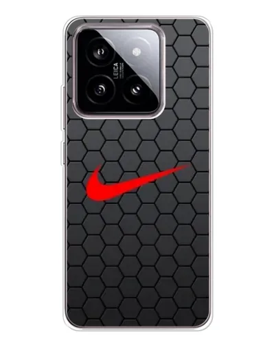 Чехол для Xiaomi 15 с картинкой «Nike — карбоновая сетка»