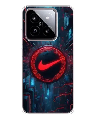 Чехол для Xiaomi 15 с картинкой «Техногенный стиль Nike»