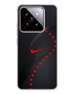 Чехол для Xiaomi 15 с картинкой «Абстрактный дизайн Nike»