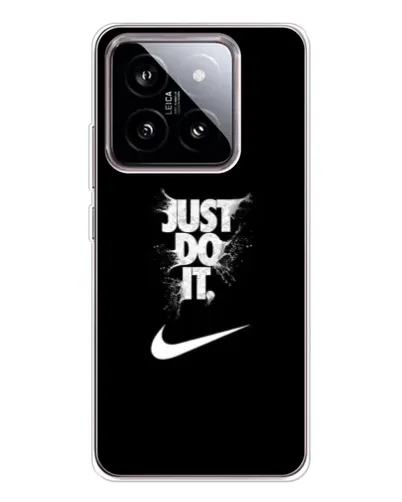 Чехол для Xiaomi 15 с картинкой «Текстовый принт Nike»