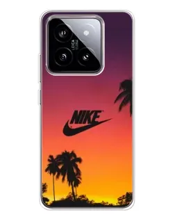 Чехол для Xiaomi 15 с картинкой «Nike на закате солнца»
