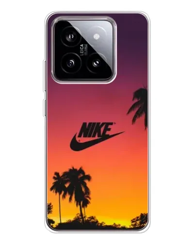Чехол для Xiaomi 15 с картинкой «Nike на закате солнца»