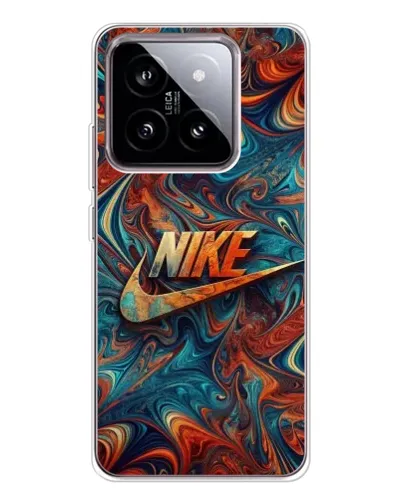 Чехол для Xiaomi 15 с картинкой «Nike в абстракции»