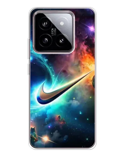 Чехол для Xiaomi 15 с картинкой «Космический Nike Swoosh»