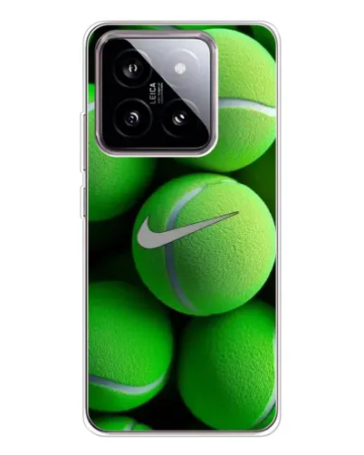 Чехол для Xiaomi 15 с картинкой «Теннисные мячи Найк»