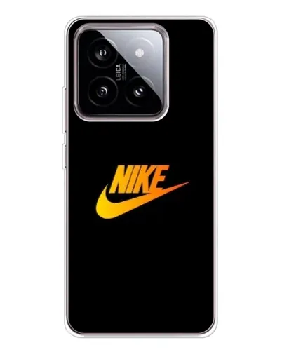 Чехол для Xiaomi 15 с картинкой «Золотой логотип Nike»