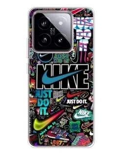 Чохол для Xiaomi 15 з картинкою «Яскравий колаж Nike»