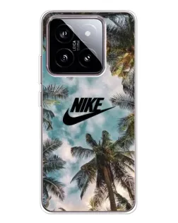 Чохол для Xiaomi 15 з картинкою «Тропічний принт Nike»