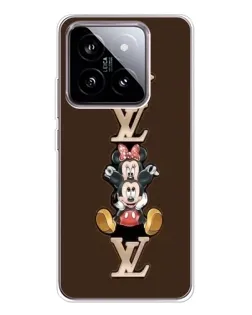 Чехол для Xiaomi 15 с картинкой «LV и Микки Маус»