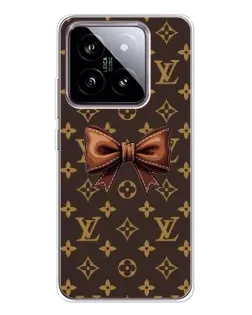 Чехол для Xiaomi 15 с картинкой «LV с бантом»