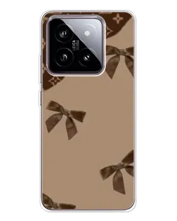 Чехол для Xiaomi 15 с картинкой «LV — кофейный атлас»