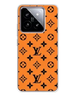 Чехол для Xiaomi 15 с картинкой «Оранжевый стиль LV»