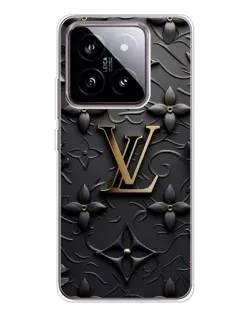 Чехол для Xiaomi 15 с картинкой «Кожаная текстура LV»