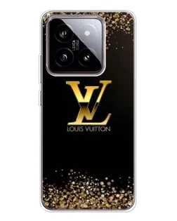 Чехол для Xiaomi 15 с картинкой «LV — золотые искры»