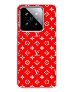Чехол для Xiaomi 15 с картинкой «Яркий паттерн LV»