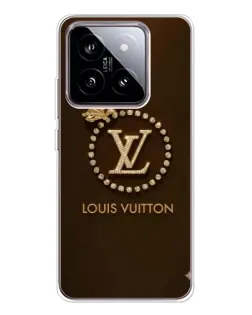 Чехол для Xiaomi 15 с картинкой «LV — золотая печать»