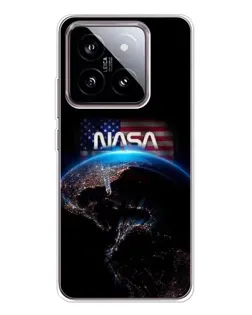 Чехол для Xiaomi 15 с картинкой «Земля из космоса NASA»