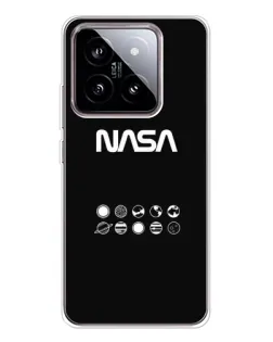 Чехол для Xiaomi 15 с картинкой «NASA — технический принт»