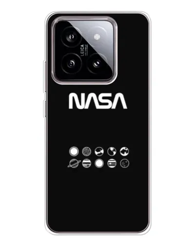 Чехол для Xiaomi 15 с картинкой «NASA — технический принт» Чехол для Xiaomi 15 с картинкой «NASA — технический принт»