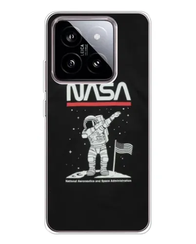 Чехол для Xiaomi 15 с картинкой «NASA — шагаем по Луне» Чехол для Xiaomi 15 с картинкой «NASA — шагаем по Луне»