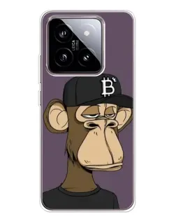 Чехол для Xiaomi 15 с картинкой «Bored Ape в кепке»
