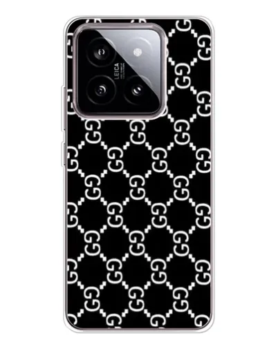 Чехол для Xiaomi 15 с картинкой «Gucci — сетчатый паттерн»