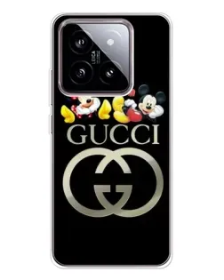 Чехол для Xiaomi 15 с картинкой «Gucci — герои Disney»