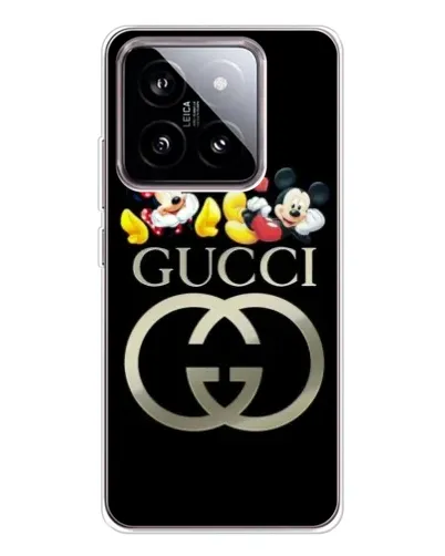 Чехол для Xiaomi 15 с картинкой «Gucci — герои Disney»