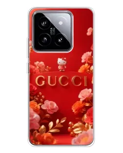 Чехол для Xiaomi 15 с картинкой «Gucci — золотой сад»